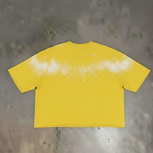 custom Direct <b>Spray</b> Diamond High-quality Street Fashion Brand Short Sleeved T-shirt for Men - Product Image 2