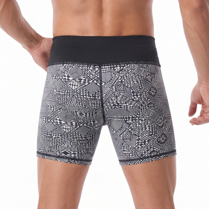 Custom Printed <b>Men</b> <b>Base</b> <b>Layer</b> <b>Shorts</b> Low Elastic Waist Gym Workout Slimming <b>Shorts</b> Yoga Fitness <b>Men</b> Compression <b>Shorts</b> - Product Image 2