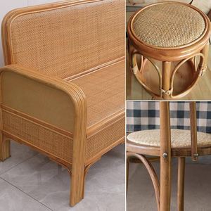 HOT SELLING Natural Cane Webbing for DIY Projects - Easy to Cut and Install Rattan Mesh for Home Decor Enthusiasts - Product Image 2