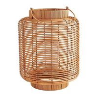 Lanterne en rotin de style européen moderne, faite à la main, écologique, durable, pour café, hôtel, décoration de la maison, lanterne en osier pour la Saint-Valentin