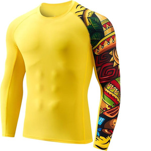 Rashguard Homme Manches Longues 2026 en Spandex/Polyester Haute Qualité - Protection UV Séchage Rapide Anti-Frottement - Pour Sport & Fitness - Product Image 5