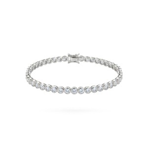Wholesale DEF Color VS VVS Clarity 10K 14K 18K Solid Gold Round Cut Lab Diamond Tennis <b>Bracelet</b> Dainty Wedding Elegant <b>Bracelet</b> - Product Image 1