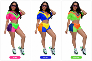 Custom 2026 New Arrivals Women Football Soccer Crop Top Mesh 2 PC <b>Set</b> Ladies Hot Sexy Team Outfit Short Summer Mesh 2 Piece <b>Sets</b> - Product Image 6