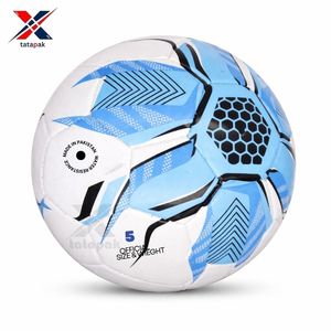Ballon de football professionnel de haute qualité, logo personnalisé, léger, taille 5 pour entraînement adulte, intérieur/extérieur, PU thermocollé TATA PAK - Product Image 2