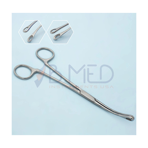 Pinzas Blake Gall Stone 8 14 con mandíbulas curvas y lisas, grado quirúrgico OR, para urología, vesícula biliar, instrumentos quirúrgicos abdominales personalizados - Product Image 4