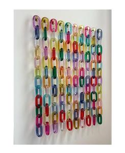 Decoración de Pared a Precio Económico, Eslabones Grandes de Resina para Colgar en la Pared, Cadena de Resina de Alta Calidad, Superventas, Hecha a Mano, Duradera - Product Image 1