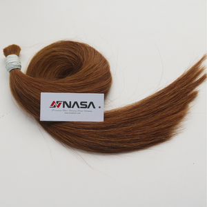 Hot Selling 100% Virgin Vietnamese Remy <b>Hair</b> <b>Extensions</b> in Bulk Natural Wave Style Super Double Drawn Brown Color - Product Image 6