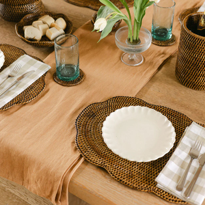 Rattan Woven Placemat Handmade Natural Eco Friendly Dining <b>Table</b> <b>Mat</b> Premium Quality Home Decor Manufacturer - Product Image 4