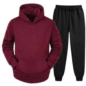 Sudadera con capucha de lana para hombre y mujer, traje deportivo, Jersey de algodón 100%, respetuoso con el medio ambiente, transpirable, con bolsillo, para entrenamiento físico - Product Image 1