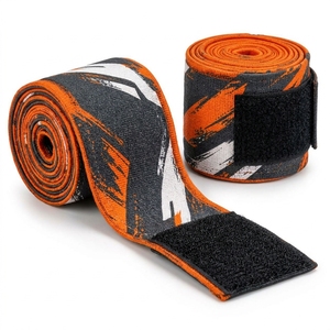 Vendas para manos hechas con tela elástica resistente, ajuste cómodo, soporte seguro para la muñeca y construcción transpirable para boxeo. - Product Image 4