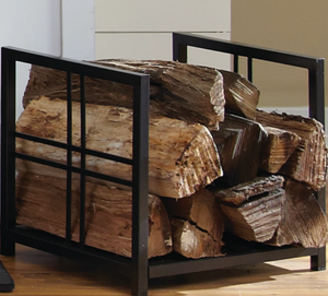 Wholesale Modern Geometric Metal Firewood Rack Indoor <b>Fireplace</b> <b>Log</b> Storage <b>Holder</b> Custom Manufacturer Square Steel <b>Log</b> Stand - Product Image 2