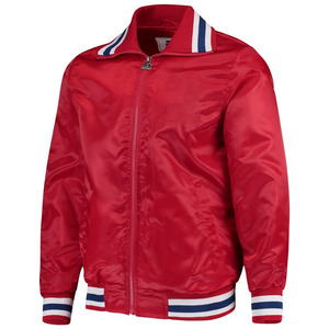 Chaqueta Deportiva Personalizada con Cuello Mao, Estampado Letterman, Botones Cubiertos, Unisex, para Invierno - Product Image 4