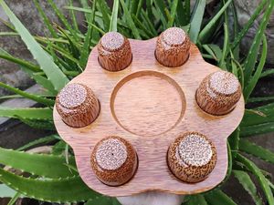 Taza de Té de Madera de Coco al Mejor Precio, Material Natural de Coco Vietnamita para Beber Té, Utensilios de Cocina Rústicos Hechos a Mano, Suministro al por Mayor - Product Image 5