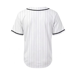2026 Best Quality Stitched 100% <b>Polyester</b> And Cotton Baseball Team Customizable Jersey Sporty Outdoor - Product Image 3