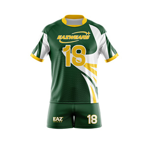 รับผลิตชุดรักบี้แบบ OEM ODM คุณภาพพรีเมียม เสื้อและกางเกงรักบี้แบบ sublimated ชุดกีฬา ผู้ผลิตจาก Alibaba - Product Image 1