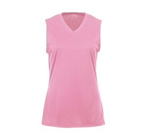 Top de Verano de Moda, Nuevo, Estilo Urbano, Chaleco de Algodón sin Mangas para Mujer, Color Blanco, con Diseño de Logotipo Personalizado - Product Image 4