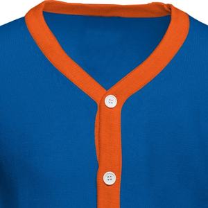 Wholesale BROWN Acrylic Winter <b>Cardigan</b> Sweater Custom Colour Embroidery Covered Button Closure Anti-Wrinkle <b>Thick</b> Knit Men's - Product Image 5