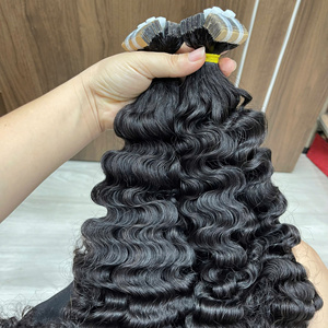 เทปเส้นผม100% เวียดนามเลือกได้มากขึ้นผมดิบแบบคู่จากซัพพลายเออร์ทุกนิ้วพร้อมส่ง - Product Image 1