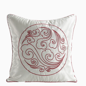 ODM/OEM Copricuscino Moderno Minimalista a Righe Rosso <span class=keywords><strong>Arancione</strong></span> con Ricamo, Decorazione Testurizzata per Divano, Copricuscino per Soggiorno - Product Image 4