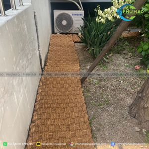 Tapete de fibra de coco de alta calidad, hecho de fibra de coco natural, tejido a mano, antideslizante, para caminos de jardín, con una espesor de 35 mm, de primera calidad, de fábrica. - Product Image 6