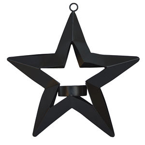 เชิงเทียนแขวน ดีไซน์รูปดาวเหล็ก ทาสีตกแต่งสวยงาม โคมไฟตกแต่งหลังคา ที่ใส่เทียนทีไลท์ มีจำหน่ายในราคาที่ดีที่สุด - Product Image 1
