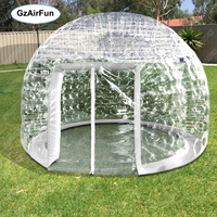 Nouvelle tente bulle gonflable GZAIRFUN X-1622 pour spa, tente de camping ronde transparente en cristal avec garantie de 3 ans