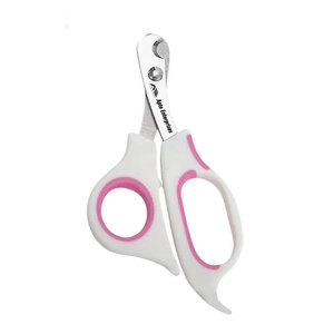 Cortauñas para Mascotas con Protector de Seguridad, Mango Ergonómico Antideslizante para un Corte Seguro y Profesional, Cortauñas para Gatos de Acero Inoxidable Rosa - Product Image 1