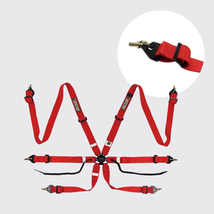 Ceinture de sécurité de course élastique TBRACING Sport Plus homologuée FIA, 6 points, pour sièges de course, vente en gros d'usine OEM ODM - Product Image 1