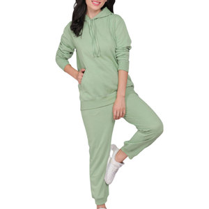 Meilleures ventes de survêtements pour femmes à bas prix, survêtements de couleur unie pour l'automne et l'hiver - Product Image 1