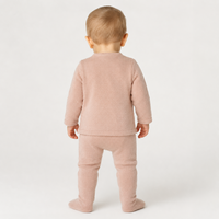 Ensembles de cadeaux personnalisés pour bébés à la mode Pull en cachemire Twin Set Vêtements d'hiver pour bébés