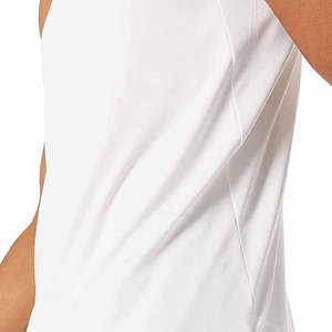 Camiseta sin Mangas Blanca para Hombre, Transpirable, de Algodón y Poliéster, Ropa Deportiva de Secado Rápido y Estilo Casual, Servicio Personalizado OEM ODM - Product Image 4