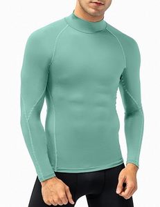 Men's Compression Long Sleeve Performance Shirt Premium Quick Dry Compression Base <b>Layer</b> <b>Top</b> Men's Athletic Compression Training - Product Image 2