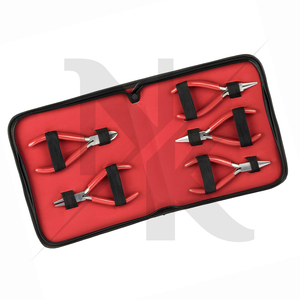 New Arrival Jewelers <b>Pliers</b> <b>Set</b> 06 Piece Jewelry Making Tools Chain Flat Side Cutter Bend Chain Nose <b>Pliers</b> 130MM Jewelry - Product Image 2