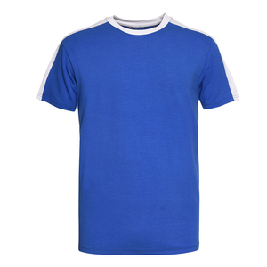 Men's Royal Blue <b>Soccer</b> Jersey Crew Neck Short Sleeve Moisture Wicking Regular Fit Adult Sportwear Sublimated Print 100% - Product Image 1