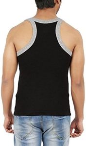 Chaleco deportivo sin mangas de algodón para hombre, tejido 100% peinado hilado en anillo sin costuras, top de gimnasio al por mayor, tejido acanalado. - Product Image 2