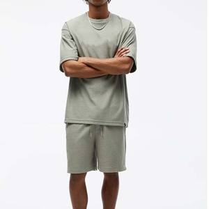 Conjunto de Camiseta de Manga Corta y Pantalones Cortos de Verano para Hombre, Traje Casual de Dos Piezas, Conjuntos de Moda Urbana para Hombre 2026 - Product Image 1