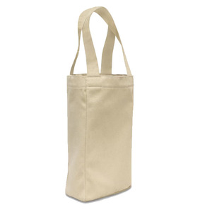 Bolsa de Lona 100% Algodón para una Sola Botella de Vino, Fabricación Personalizada, Reutilizable, Tejido Resistente - Product Image 3