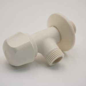 Válvula de Bloqueo en T de POM Blanca para Baño, Diseño Moderno y Ecológico con Logotipo OEM - Product Image 1