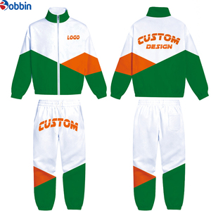 Conjunto Deportivo Cortavientos Ligero Estampado para Hombre, Chaqueta con Cremallera y Pantalón, Diseño Transpirable 2 en 1, Bloques de Color Personalizados - Product Image 2