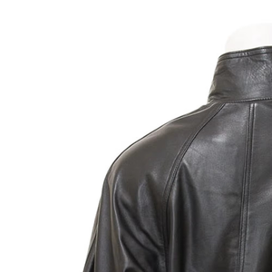 Veste en cuir pour femme pour l'hiver, usage décontracté, qualité supérieure, fermeture éclair sur le devant, vestes en cuir pour femmes - Product Image 4