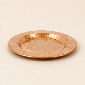 Ensemble de sous-verres en cuivre pur martelé faits à la main pour les tasses Moscow Mule, sous-verres ronds en métal écologiques pour la décoration de la maison de luxe - Product Image 6