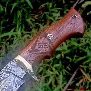 Los Mejores Cuchillos de Hoja Fija con Mango de Madera DIY, Color Personalizado OEM, Acero Inoxidable y Acero de Damasco, Hechos en Pakistán - Product Image 6