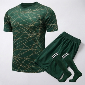 Maillot d'entraînement personnalisé, ensemble de maillot de football, survêtement de football, équipement de sport, uniforme de football sublimé, short, prêt pour l'hiver, avec empiècement avant - Product Image 4
