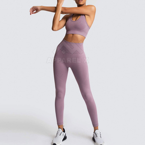 Custom Women <b>Yoga</b> Set Gym Fitness Activewear Workout Sportswear Set OEM Wholesale - Product Image 2