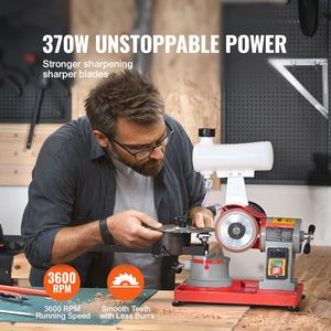 Affûteur de lames de scie circulaire 370W avec technique d'injection d'eau pour affûter les lames de 6 pouces - Product Image 5