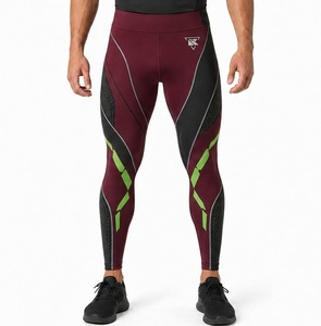 Les leggings pour hommes offrent un confort respirant, une construction légère et une qualité supérieure pour l'entraînement, la course à pied, le cyclisme et les activités de plein air. - Product Image 1