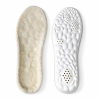 Semelles intérieures en mousse PU douces et chaudes de qualité supérieure, doublées de fourrure, amortissantes et thermiques, pour bottes d'hiver, chaussures de neige et usage quotidien