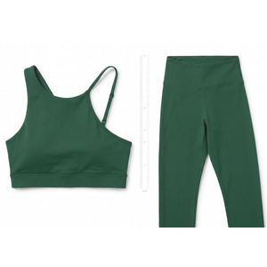 Ensembles de sport et de fitness pour femmes, vêtements de sport, ensemble soutien-gorge asymétrique et pantalon, tenue de yoga, ensemble de sport pour femmes - Product Image 1