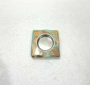 Porta Incienso de Resina y Madera Hecho a Mano de Lujo, Mini, con Incrustaciones, para Ramadán, Eid, Festividades Árabes, Aromático, Elegante, Madkhan, Mubkhar de Alta Calidad - Product Image 1