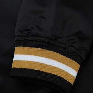 Chaqueta universitaria de satén de alta calidad, último diseño, cómoda, ajuste Regular, chaqueta universitaria de satén personalizada, chaqueta de béisbol transpirable - Product Image 5